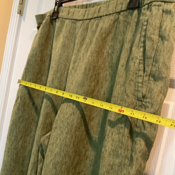 Eileen Fisher Green Pants Sz XL/TG - Picture 8 of 9